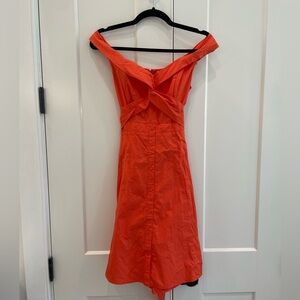 Astr Orange Dress